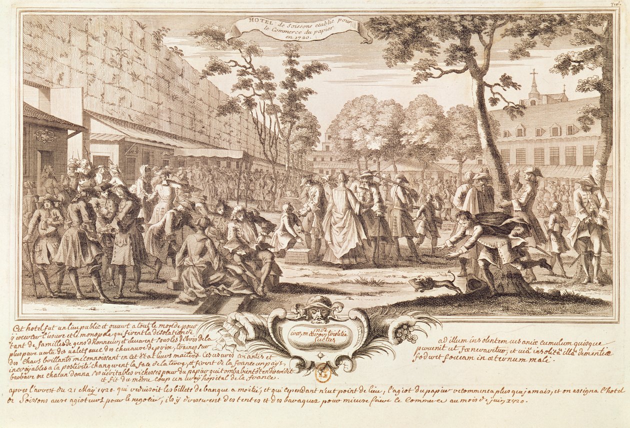Hotel de Soissons 1720 av French School