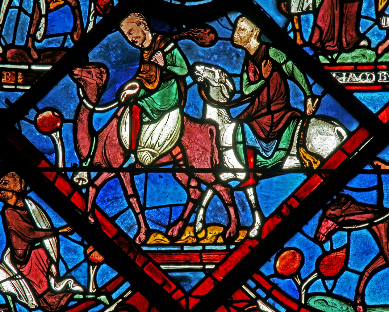 Joseffönstret: hans bröder återvänder från Egypten (w41) av French School