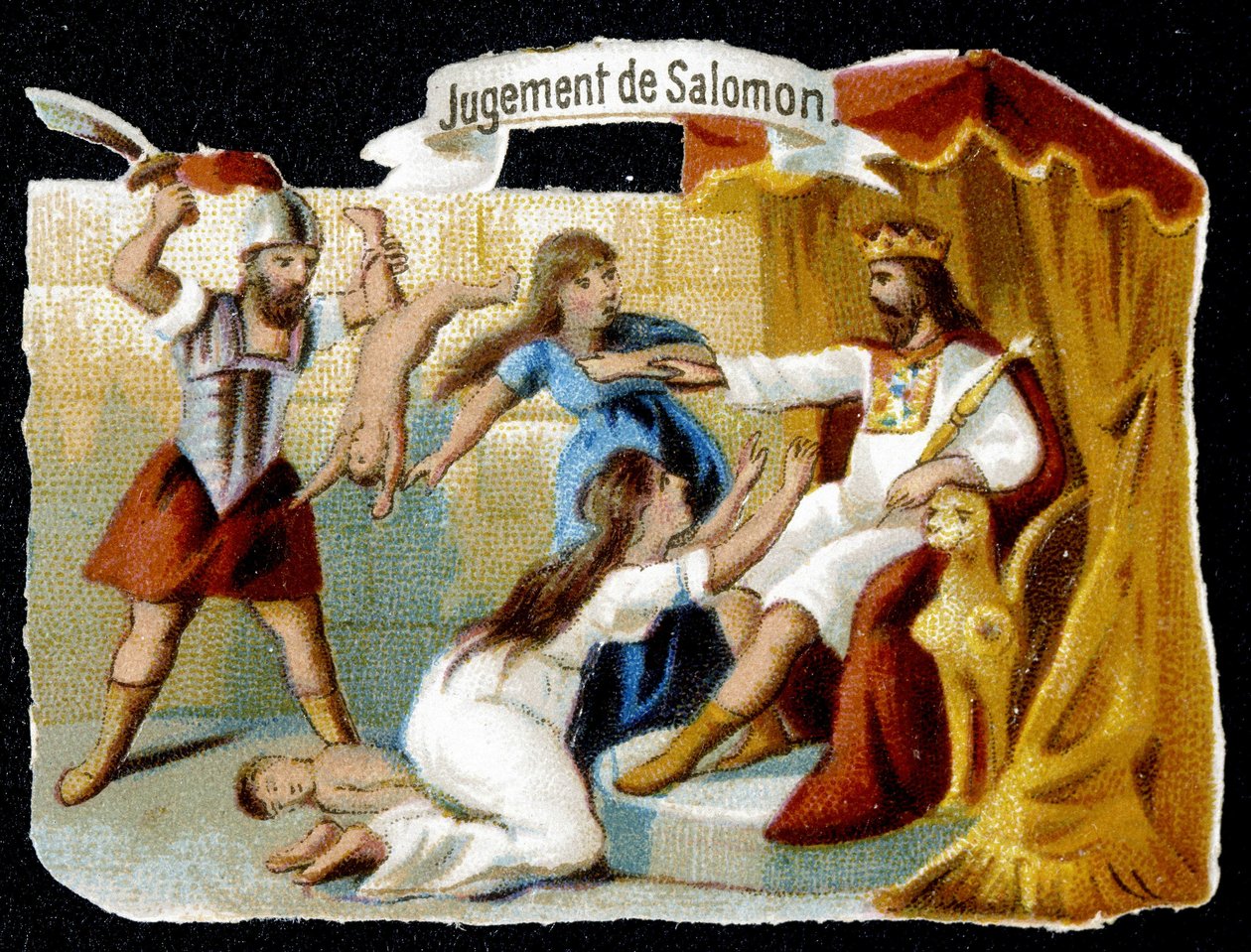Salomos dom - kromo, sent 1800-tal av French School