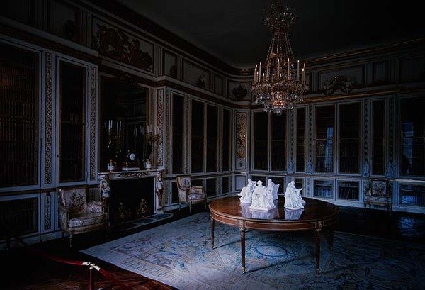 Ludvig XVI:s bibliotek (foto) av French School
