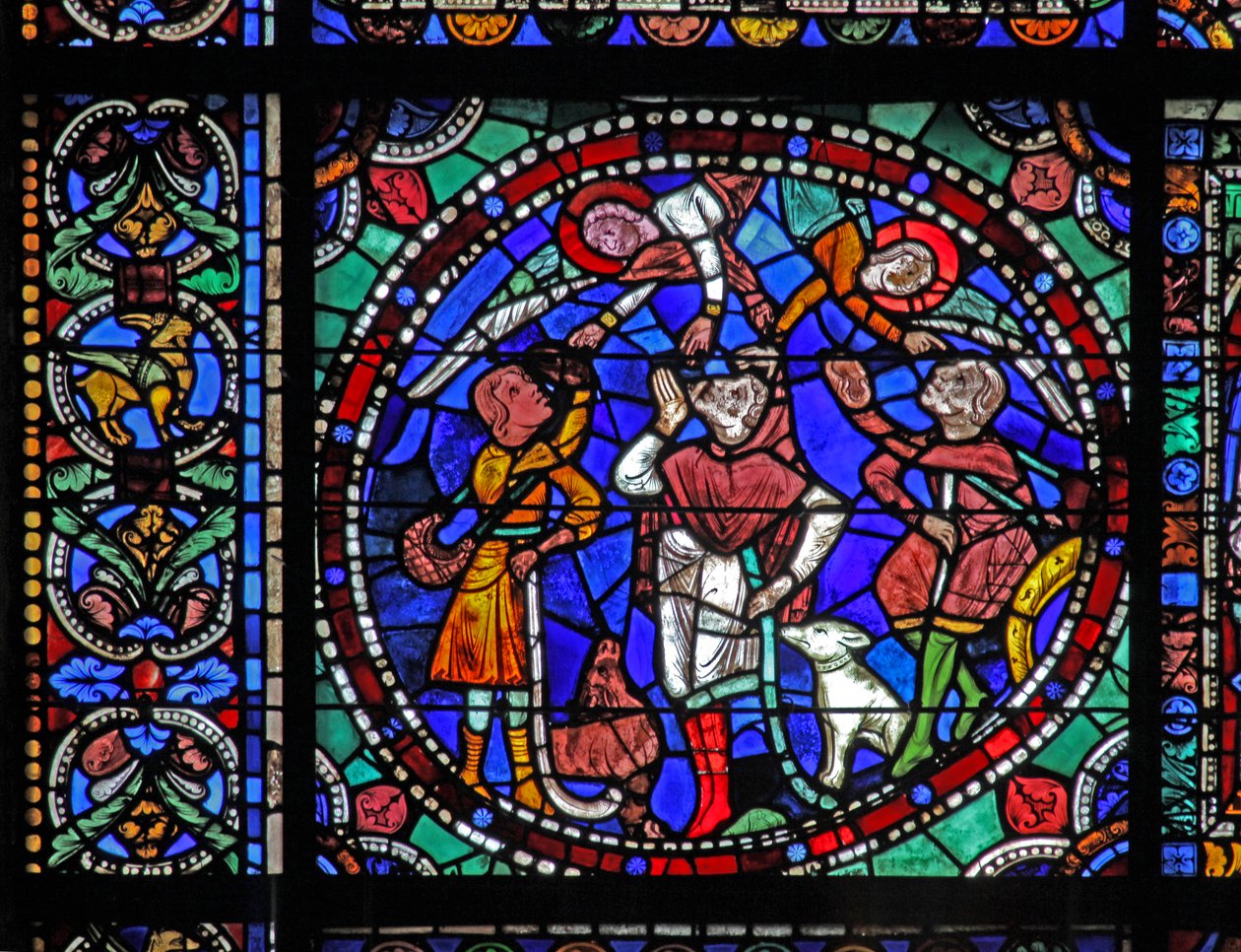 The Life of Christ window: The Annunciation to Shepherds (w50) av French School