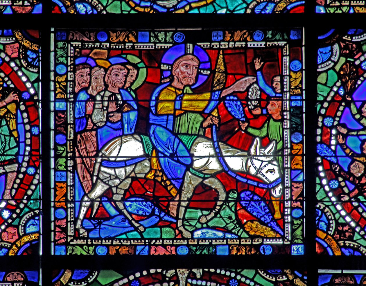 The Life of Christ window: The Entry into Jerusalem (w50) av French School
