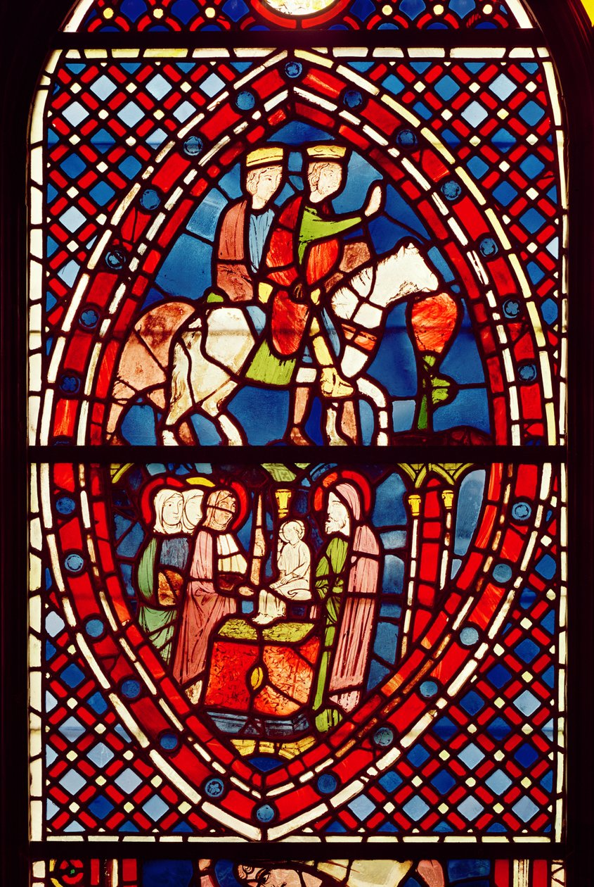 Magi, från Saint-Germain-des-Pres eller Sainte-Chapelle av French School