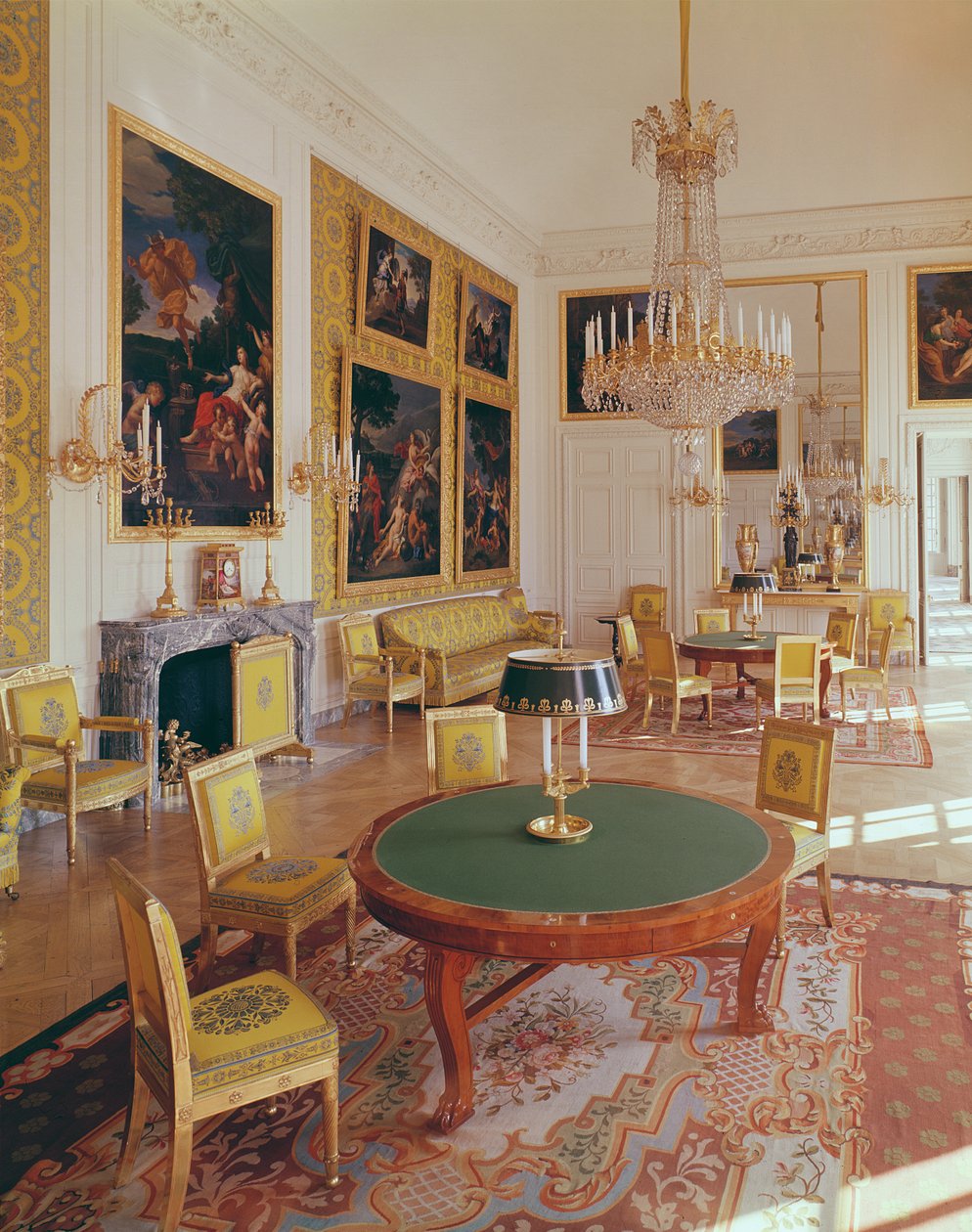 Huvudreceptionen på Grand Trianon av French School