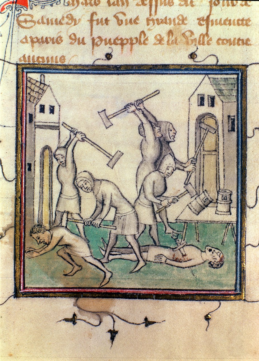 Mallotinerna under revolten 1382, 1300-1400-talet av French School