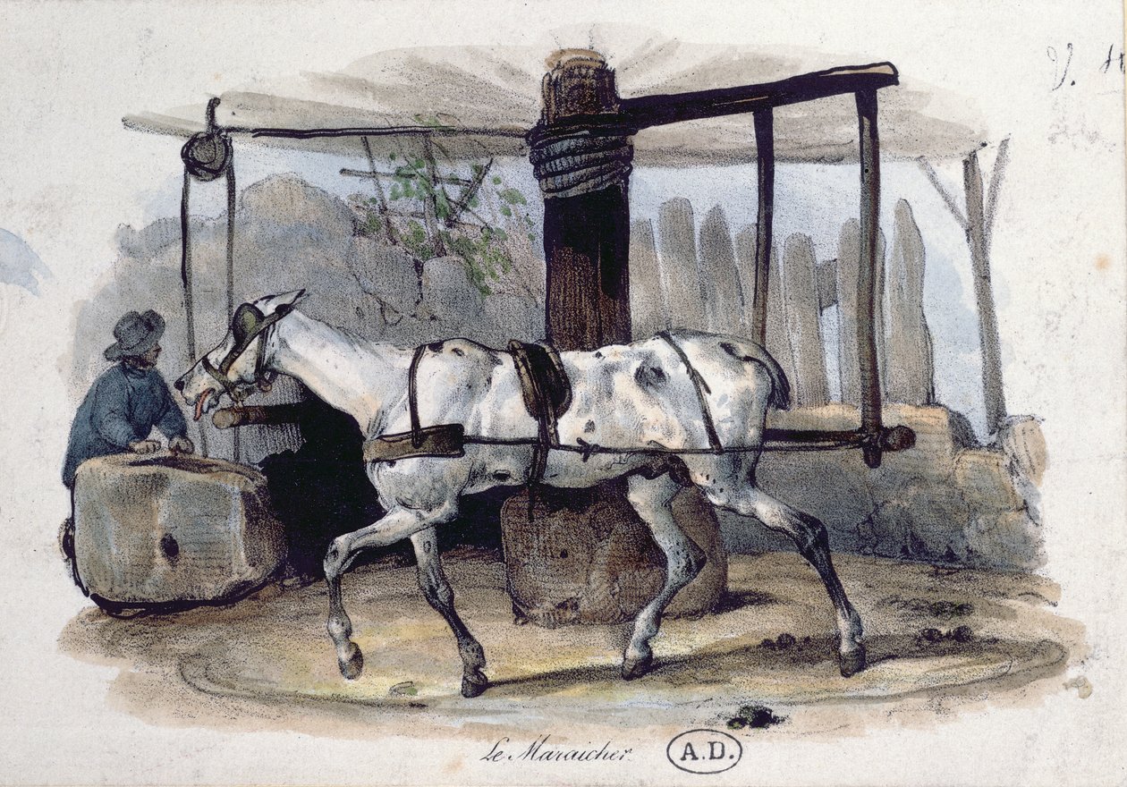 Trädgårdsmästaren, 1840 av French School