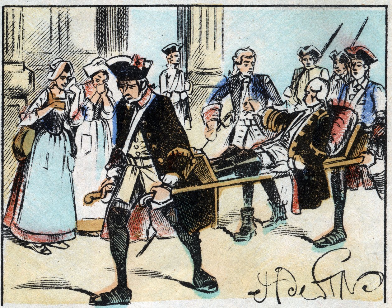 Markisen av Montcalm (Louis Joseph de Montcalm av French School