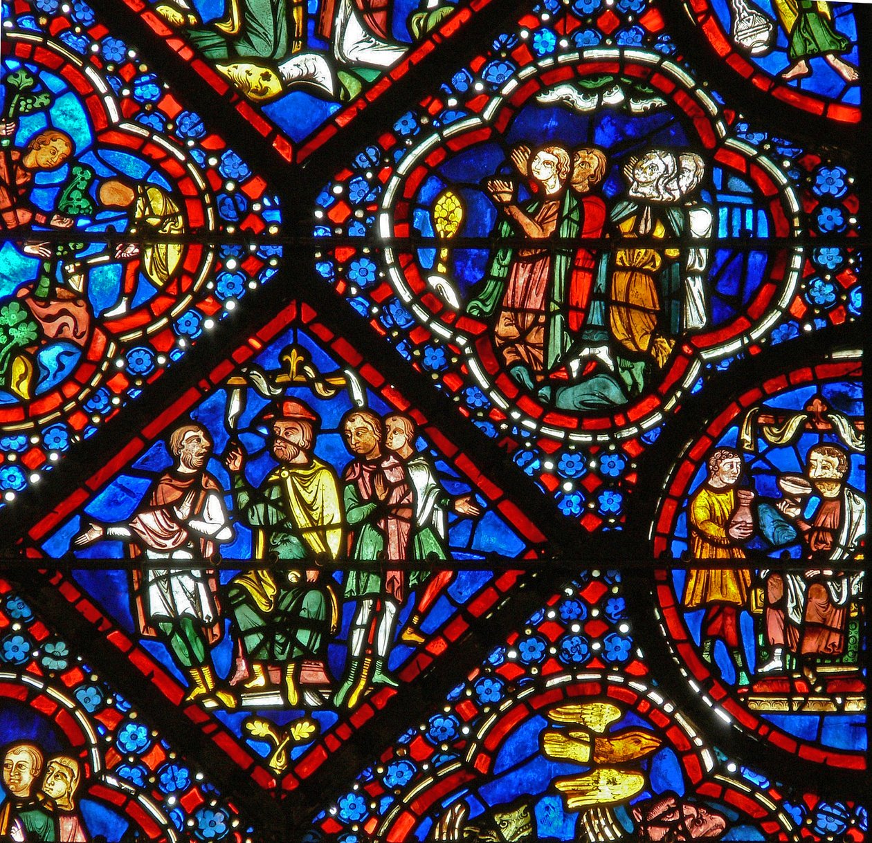 Noahfönstret: Cham (Hamm?) är förbannad (w47) av French School