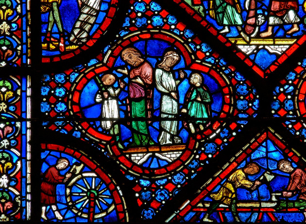 Noahfönstret: ett par nefilimer (w47) av French School