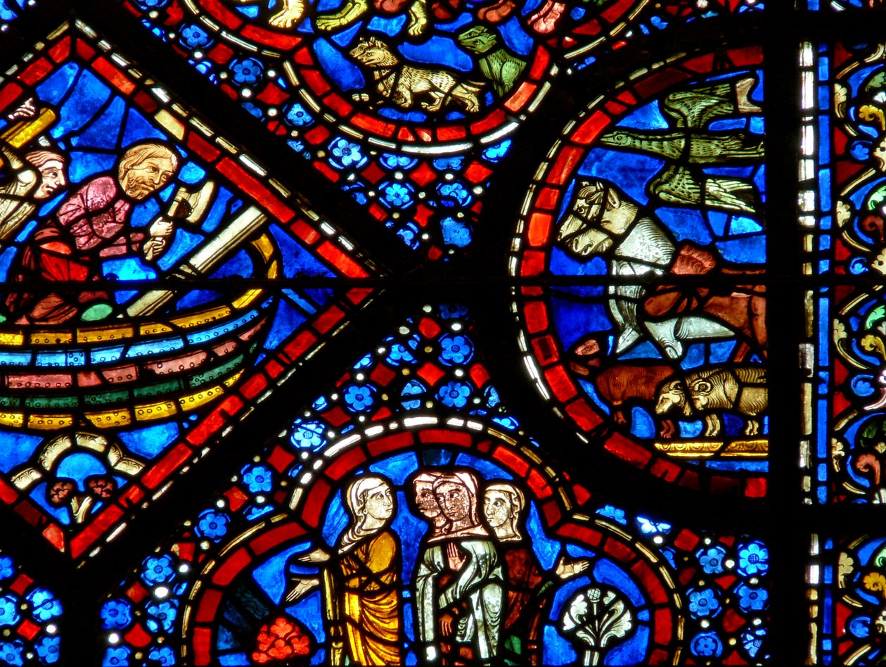 Noahfönstret: ett par nefilimer (w47) av French School