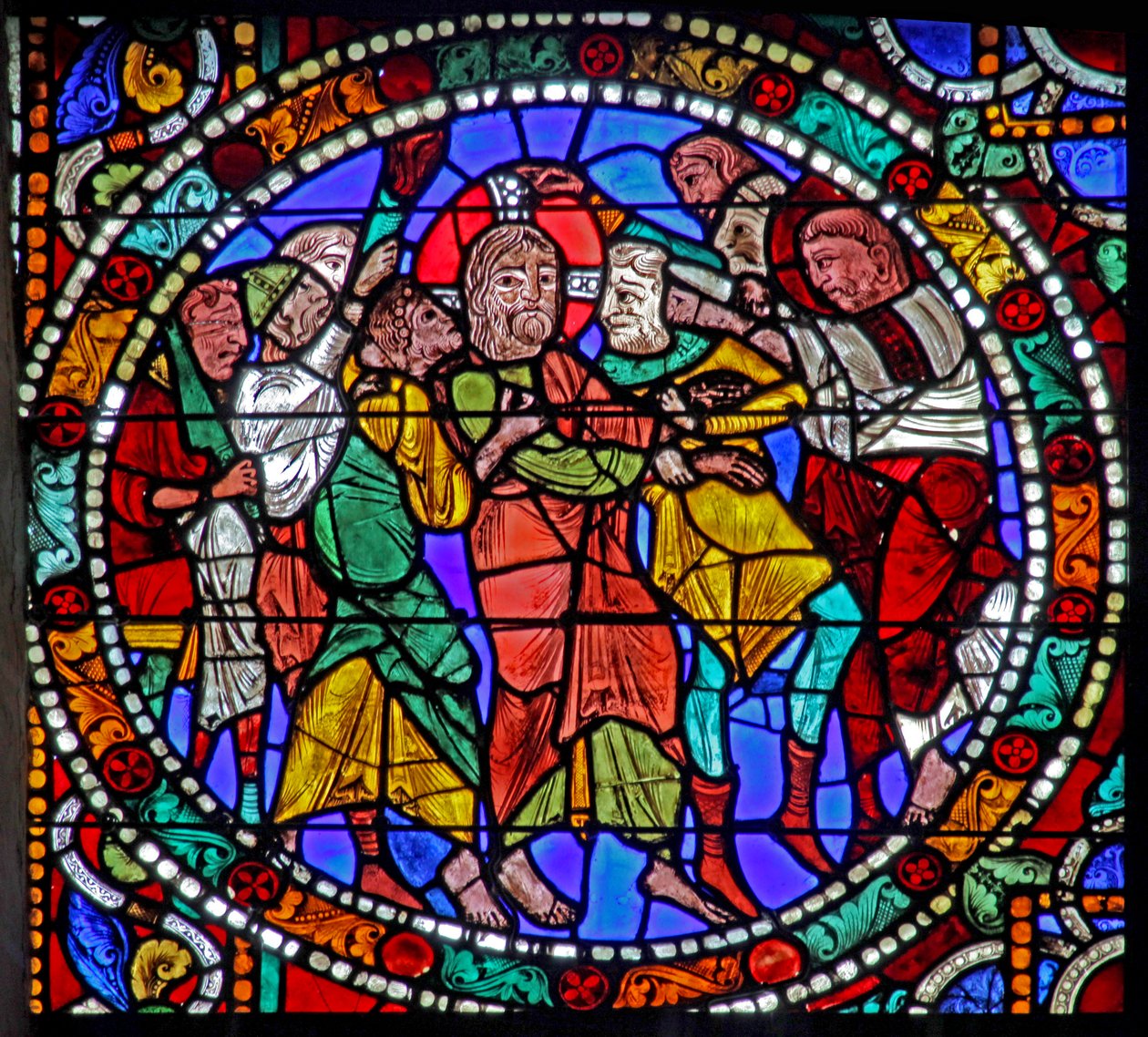 Passionsfönstret: Judas Betrayal (w51) av French School