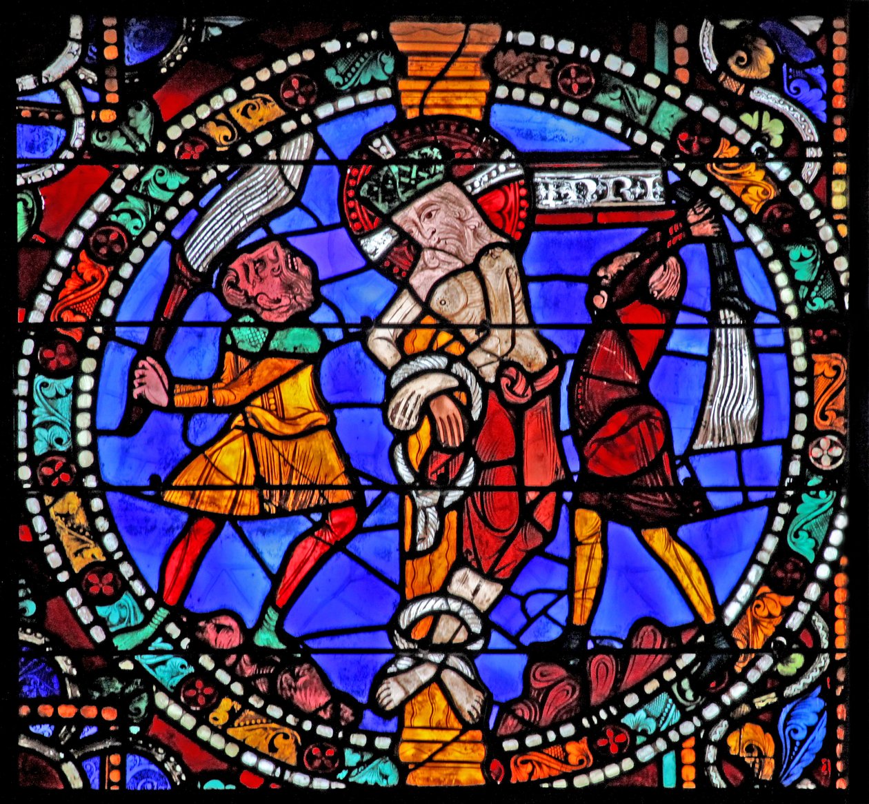 The Passion window: The Flagellation (w51) av French School
