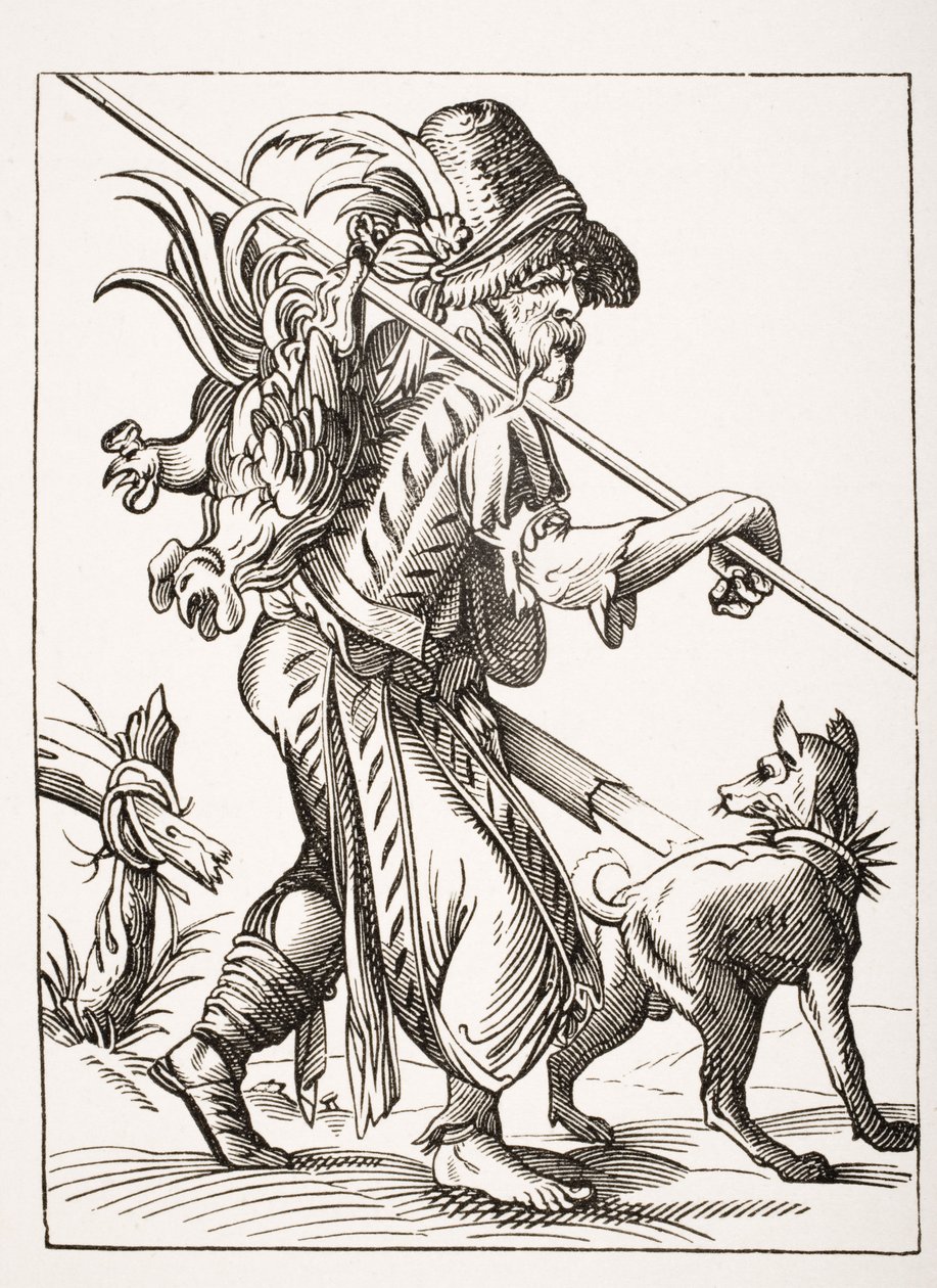 The Poulterer, efter en illustration från 1500-talet ritad och graverad av Jost Amman (1539-91) från 