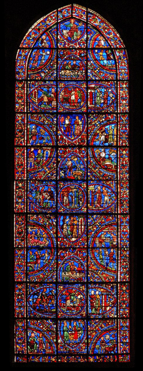 The Prodigal Son-fönstret (w35) (w35) av French School
