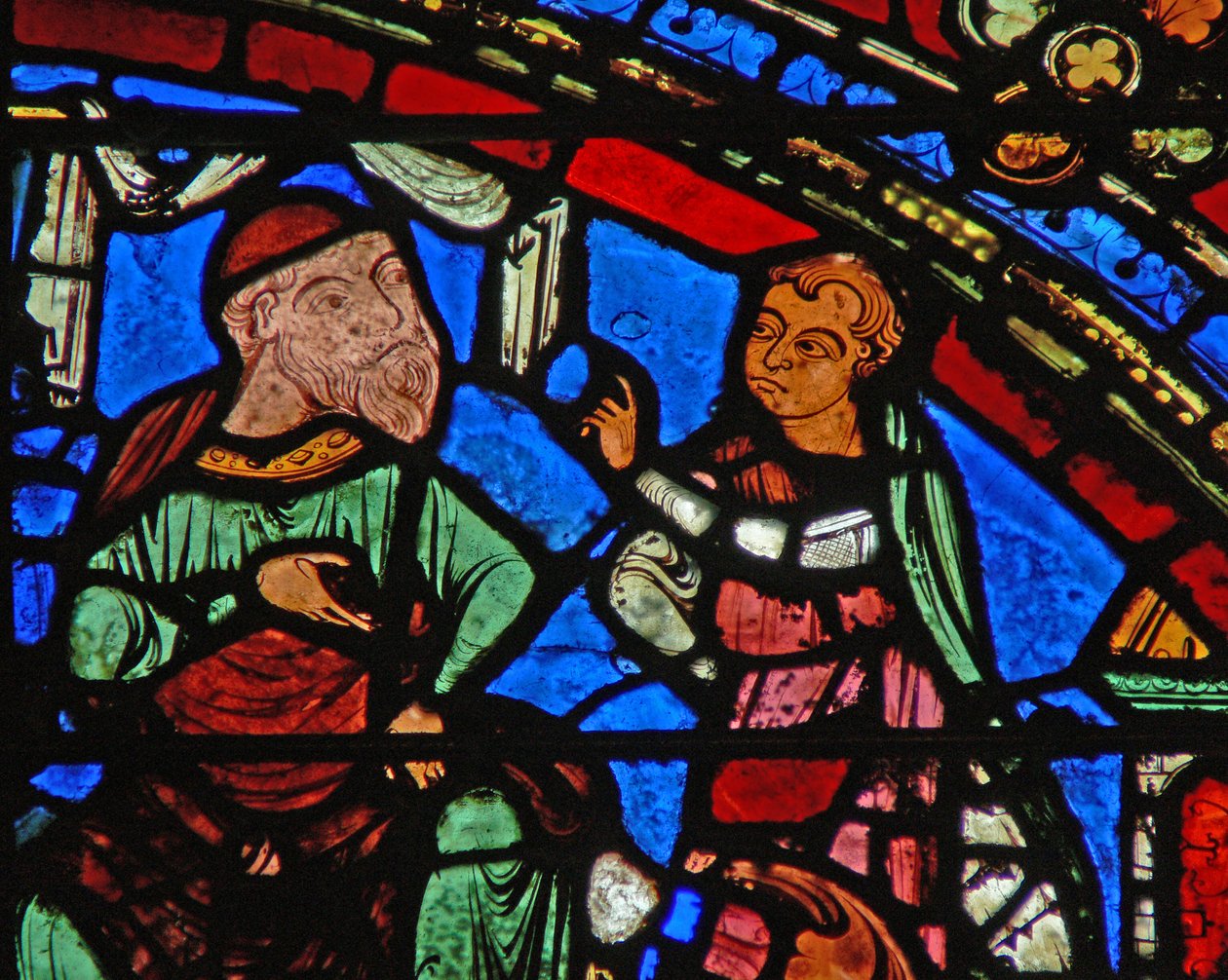 The Prodigal Son-fönstret: gör anspråk på arv (w35) av French School