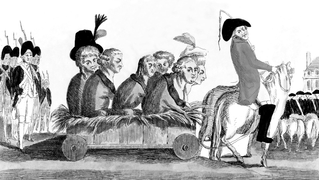 Återkomsten från Varennes, den 21 juni 1791 av French School