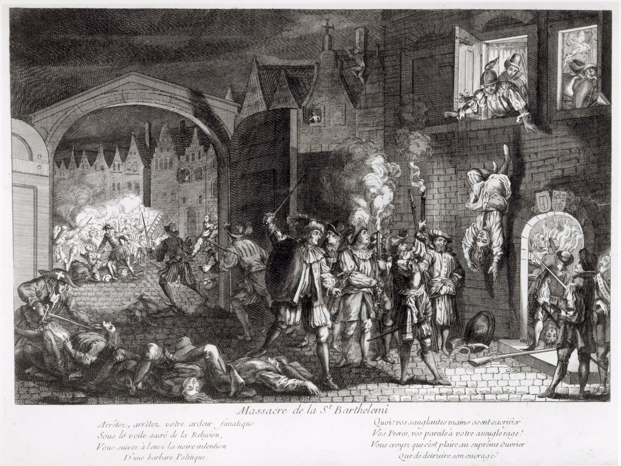 S:t Bartolomeusdagsmassakern, 1572 av French School