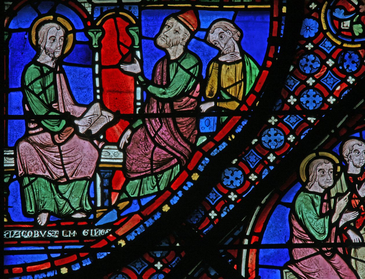 St James Window: Almongenes konverteras (w5) av French School