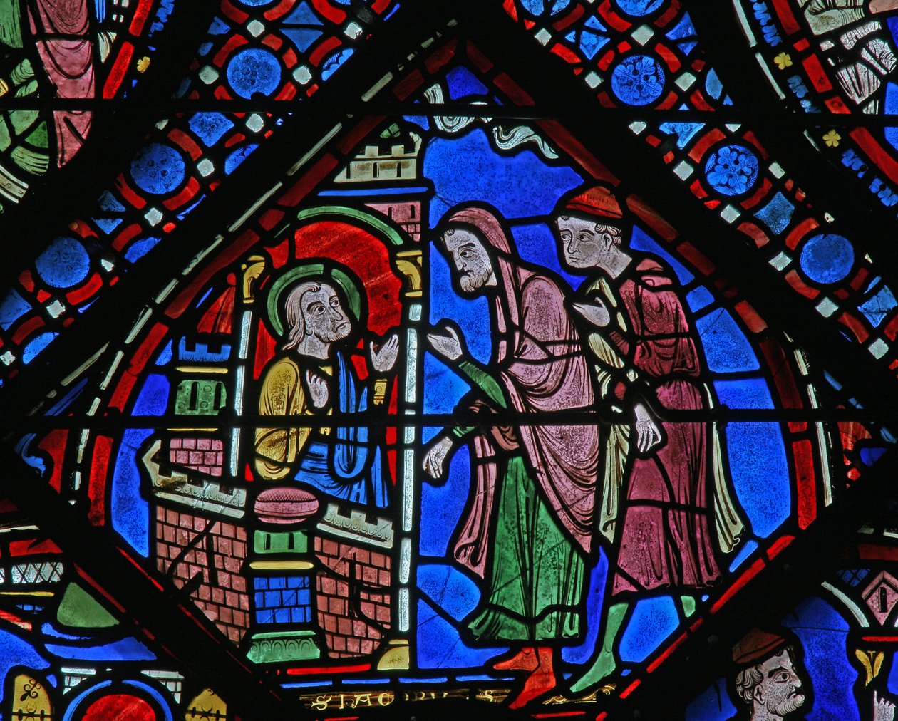 The St James Window: tilltalar människor från fängelset (w5) av French School