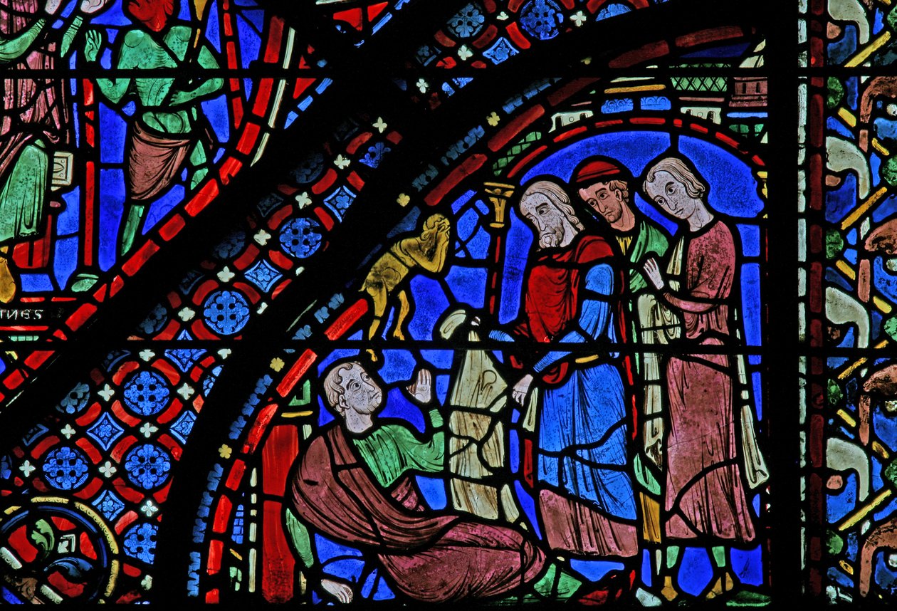 St James Window: demonen avgår tack vare St James mantel (w5) av French School