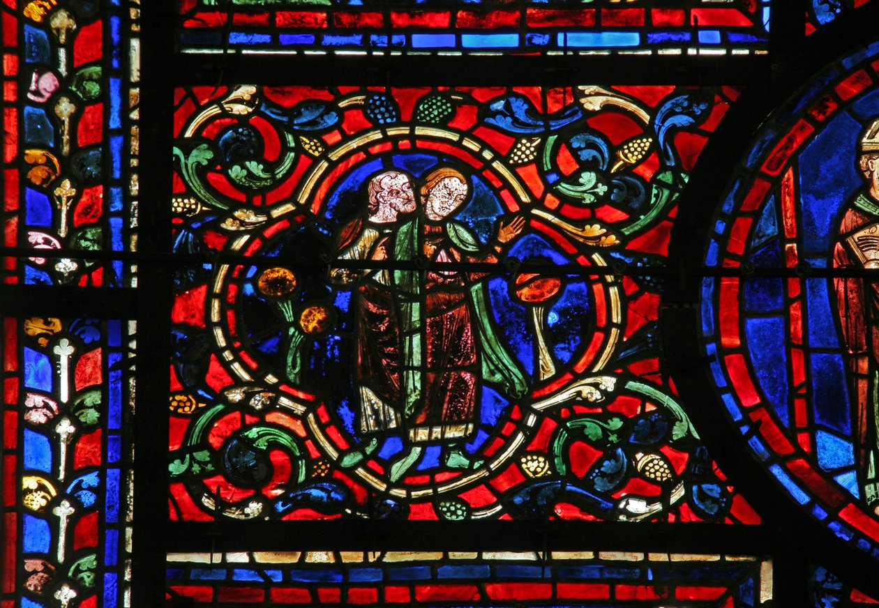 St Martin-fönstret: dekorativt (w20) av French School
