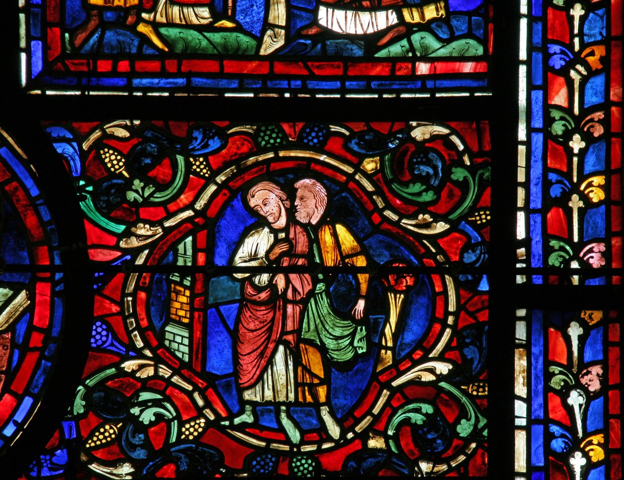 St Martin-fönstret: dekorativt (w20) av French School