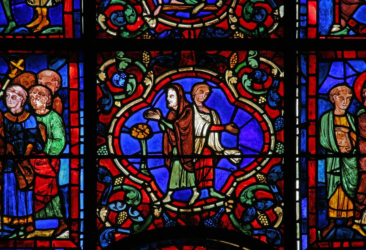 St Martin-fönstret: dekorativt (w20) av French School