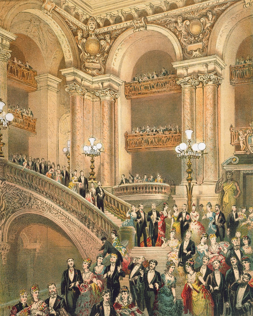 Operans trappa, c.1875 av French School