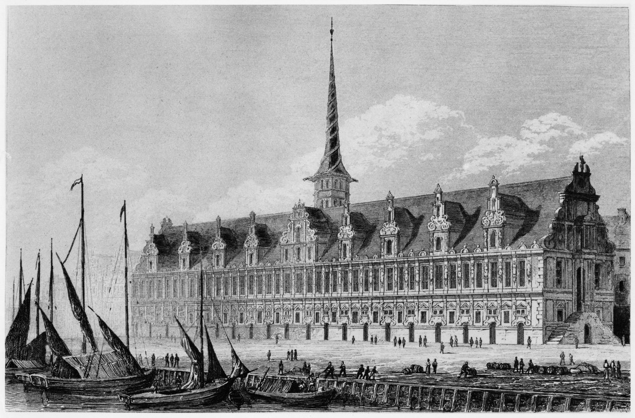 Börsen, Köpenhamn, 1846 av French School