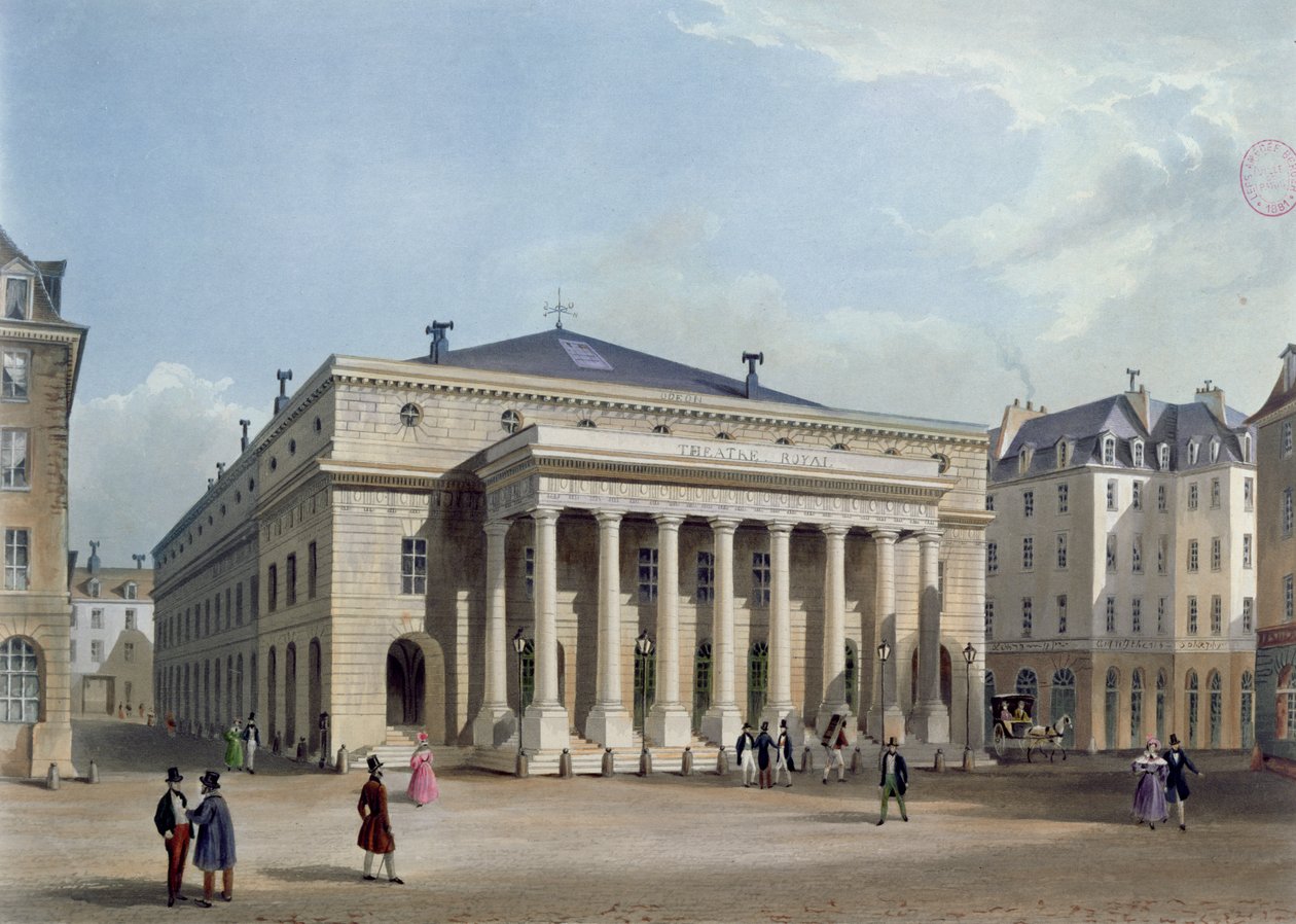 Theatre de lOdeon, ca 1830-40 av French School