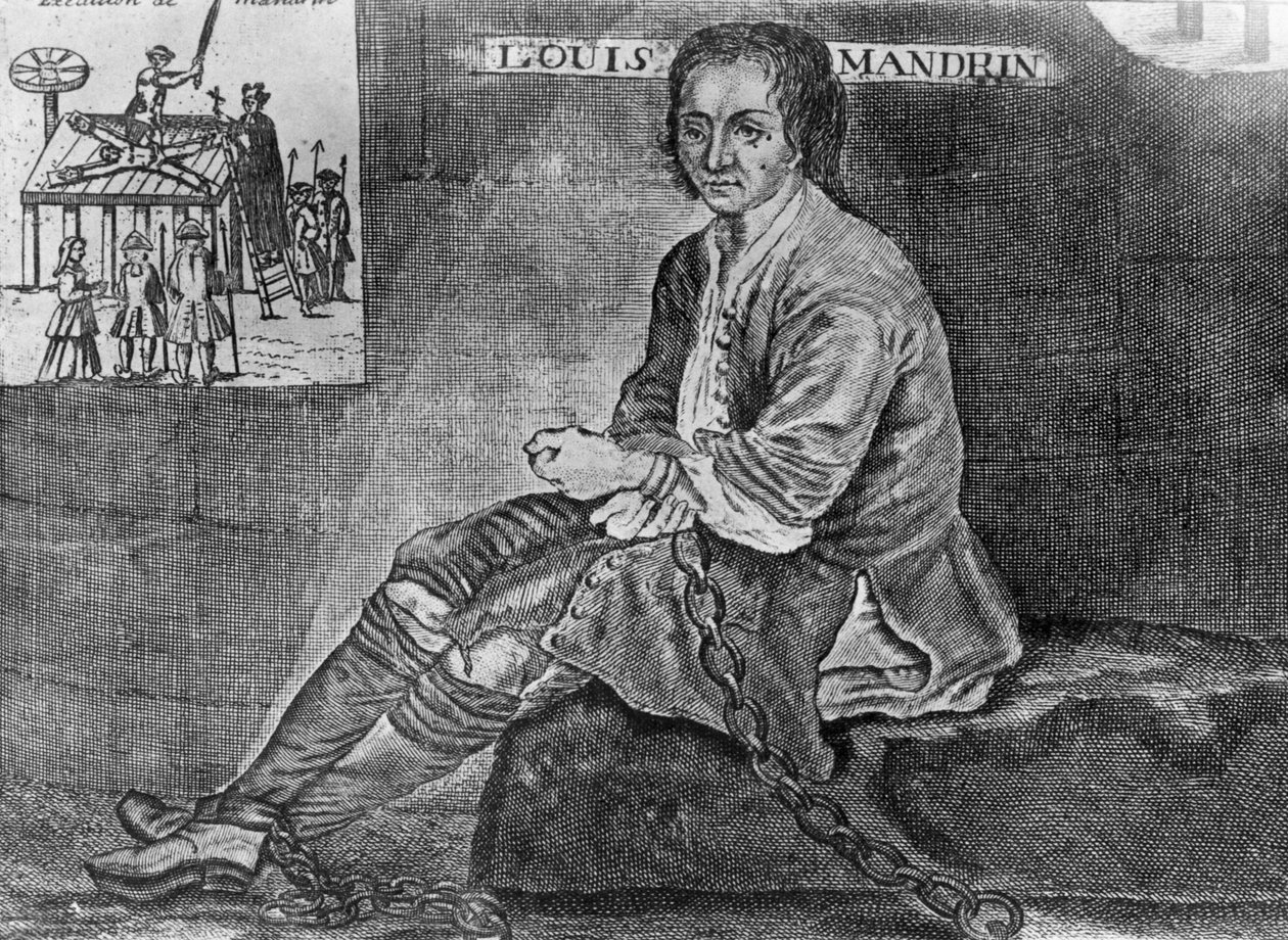 Tortyren på ratten och avrättningen av Louis Mandrin (1724-55) av French School