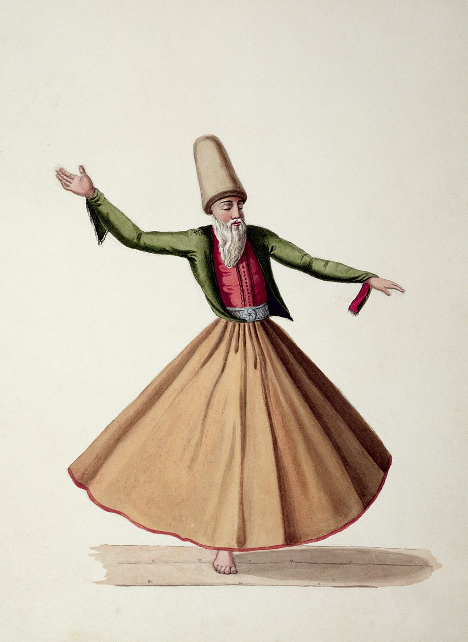 Turner, ottomansk tid, tredje kvartalet av 1700-talet (wc på papper) av French School