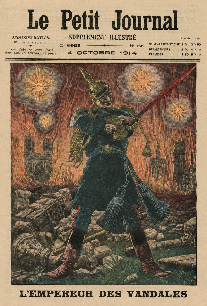 Vandalernas kejsare, framsidans illustration från 