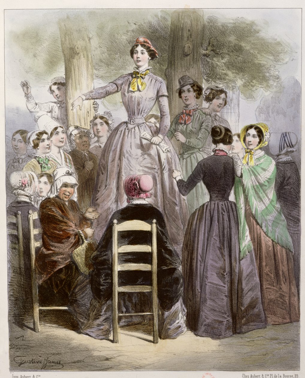 Kvinnors regering under 1848 års revolution av French School