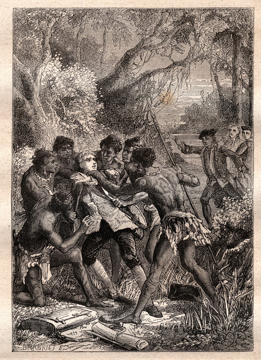 The Adventure of Barre: Companion of botanist Philibert Commerson, Jeanne Barret (eller Bare, Baret, nee Barer) passerar som hans betjänt, under namnet "" Jean Barre", för att följa med honom på expeditionen ledd av Bougainville 1766 och deras bedrägeri va av French School
