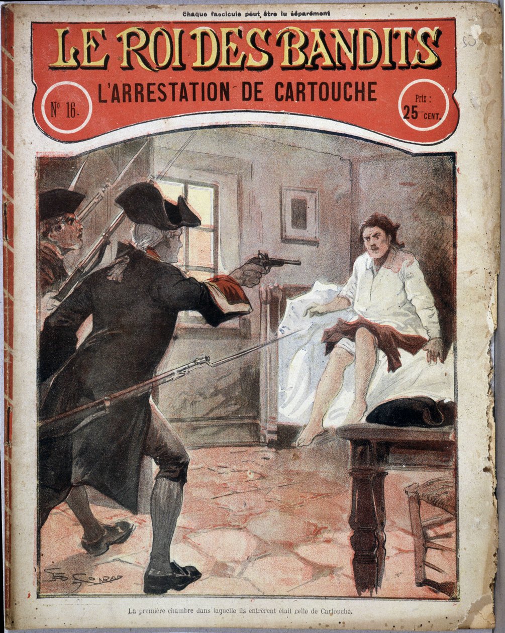 Gripandet av Cartridge - i "The King of the Bandits", nr 16 av French School