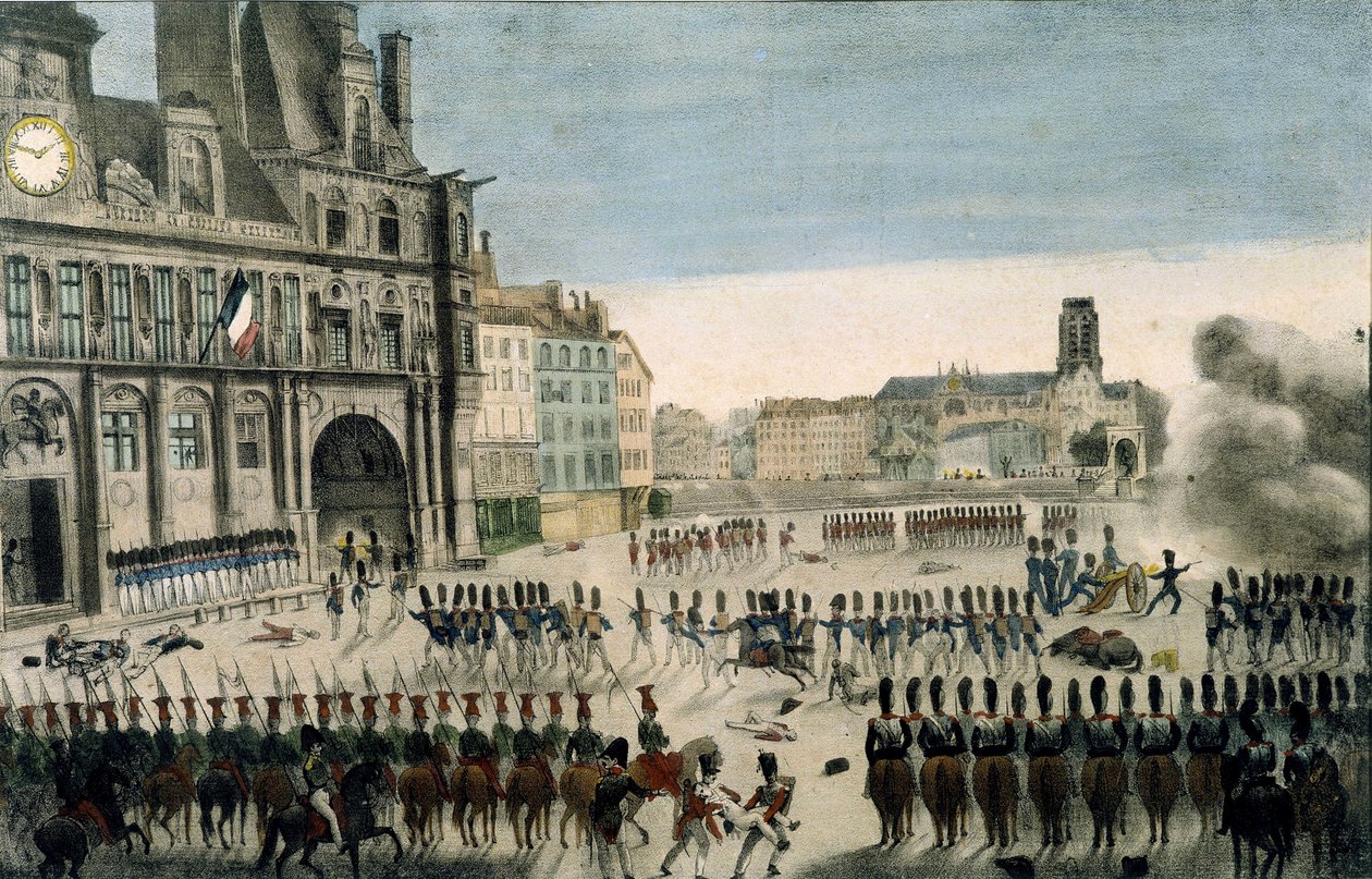 Attacken mot Hôtel de Ville de Paris den 28 juli av French School