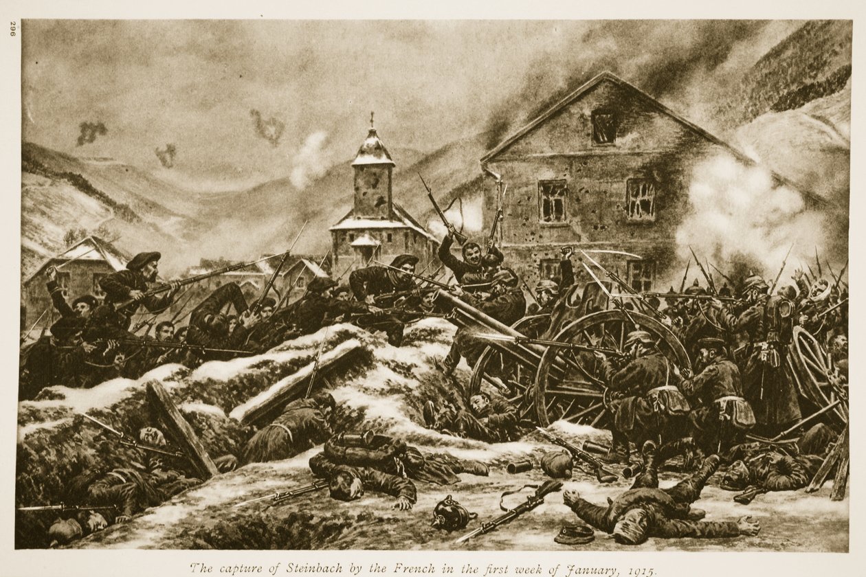 Fransmännens fångst av Steinbach den första veckan i januari 1915, 1915-19 av French School