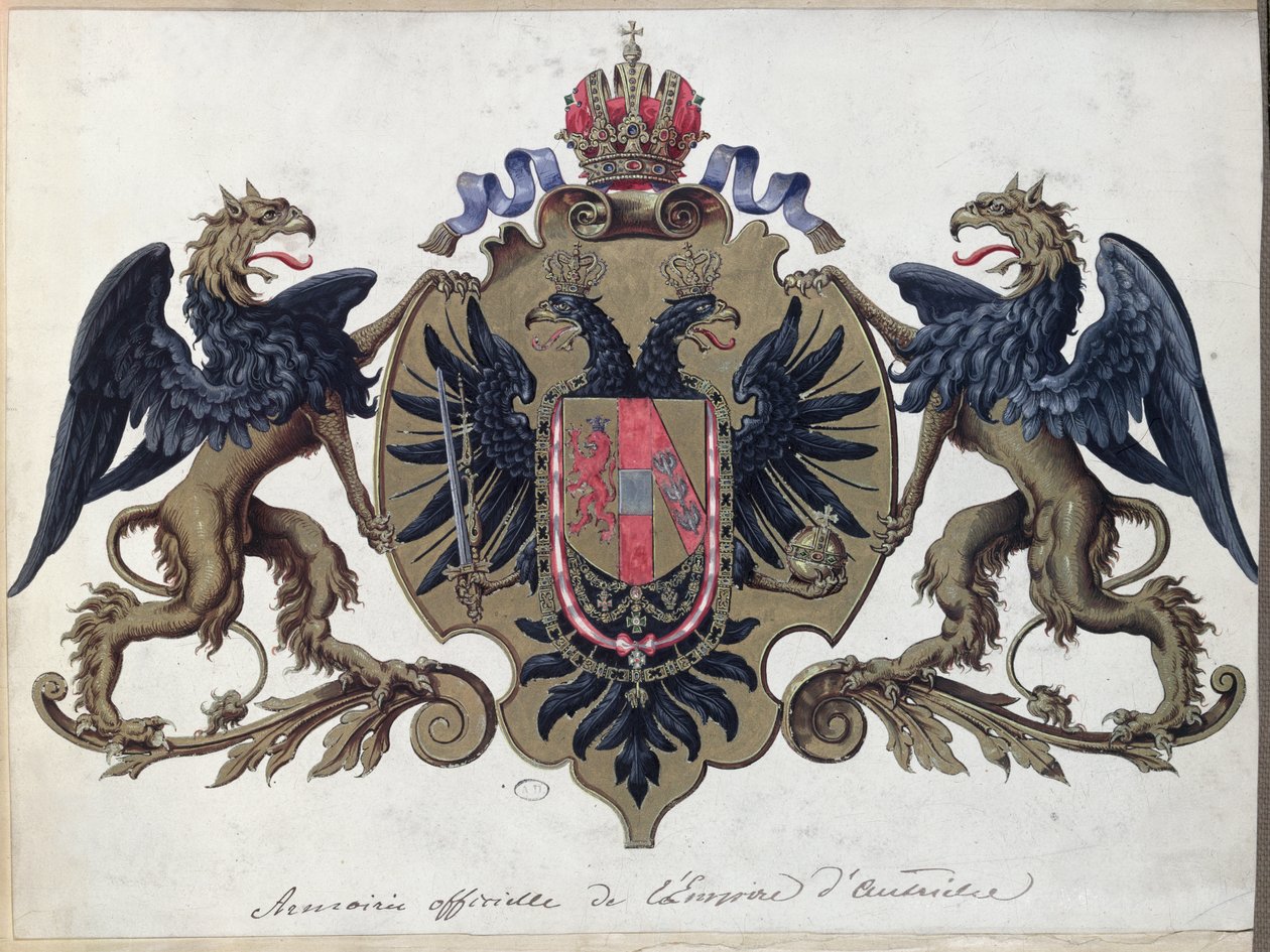 Österrikiska imperiets vapen, före 1867 av French School