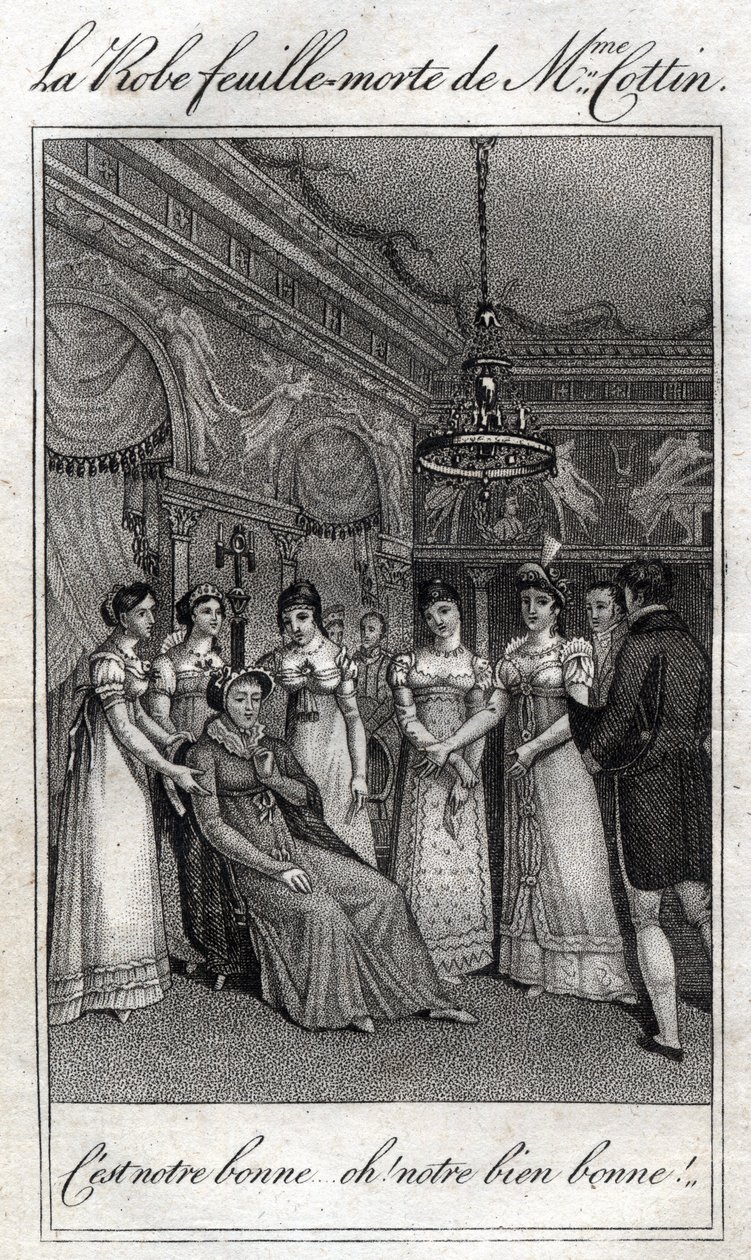 Döda lövklänningen av Madame Cottin (Sophie Cottin Rostand) (1770-1807) fransk författare. av French School