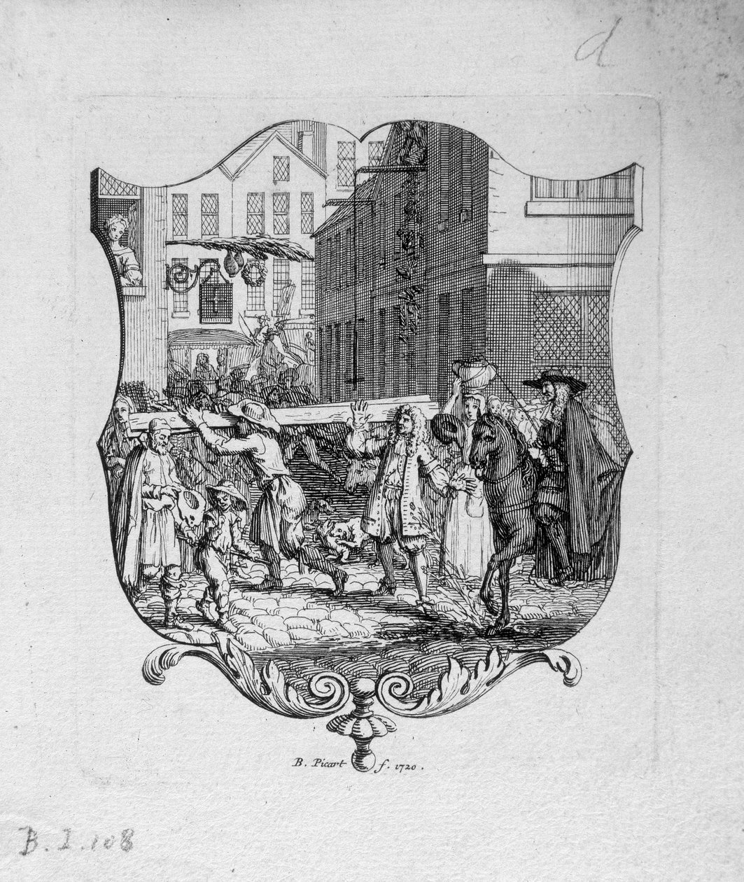 Paris förlägenhet på 1600-talet av French School