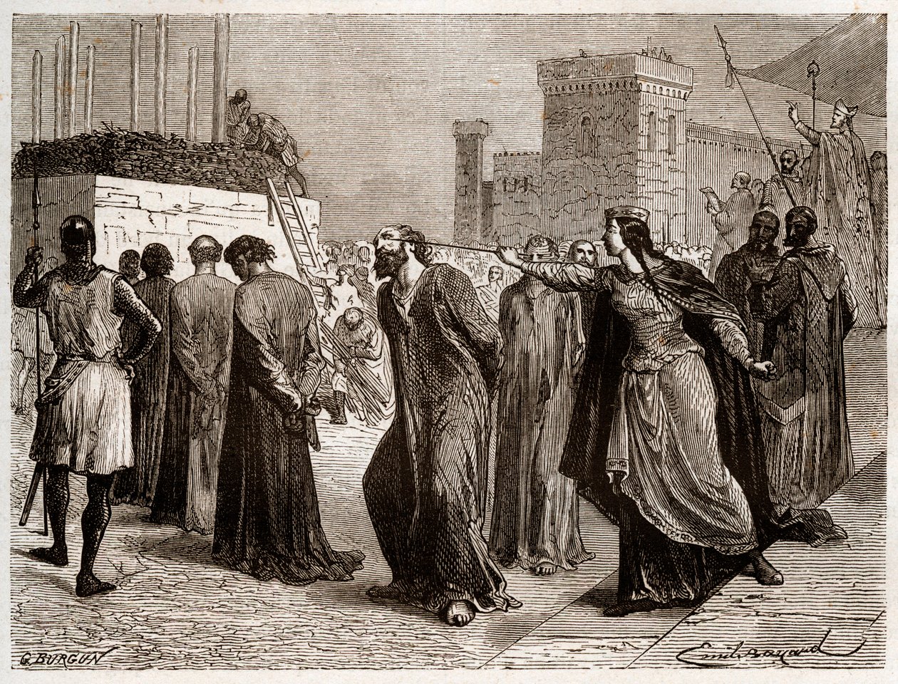 Kätteriet i Orleans 1022 - Fallet med Orleans-kättarna: kanoner dömdes till slaktaren för kätteri i Orleans 1022. (första buchern i historien om kampen mot kätteri i väst under Robert II den frommes regering ( 996-1031 av French School
