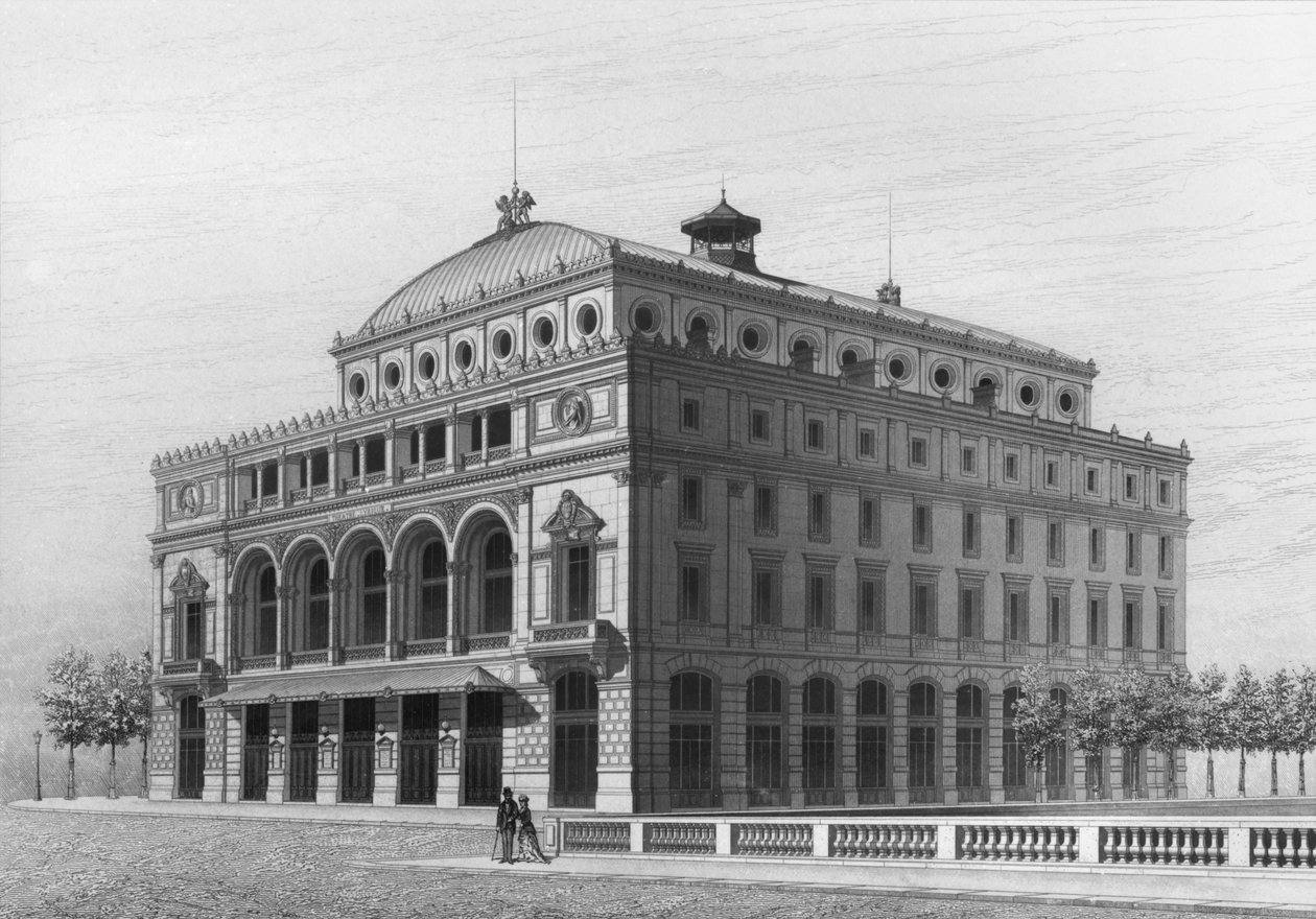 Theatre Lyrique, nu Theatre de la Ville, Place du Chatelet, Paris av French School