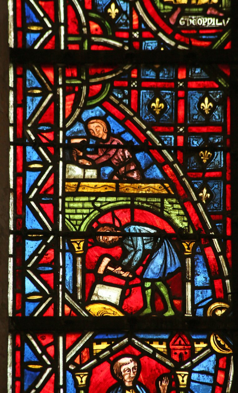 Teofilus bygger en kyrka av French School