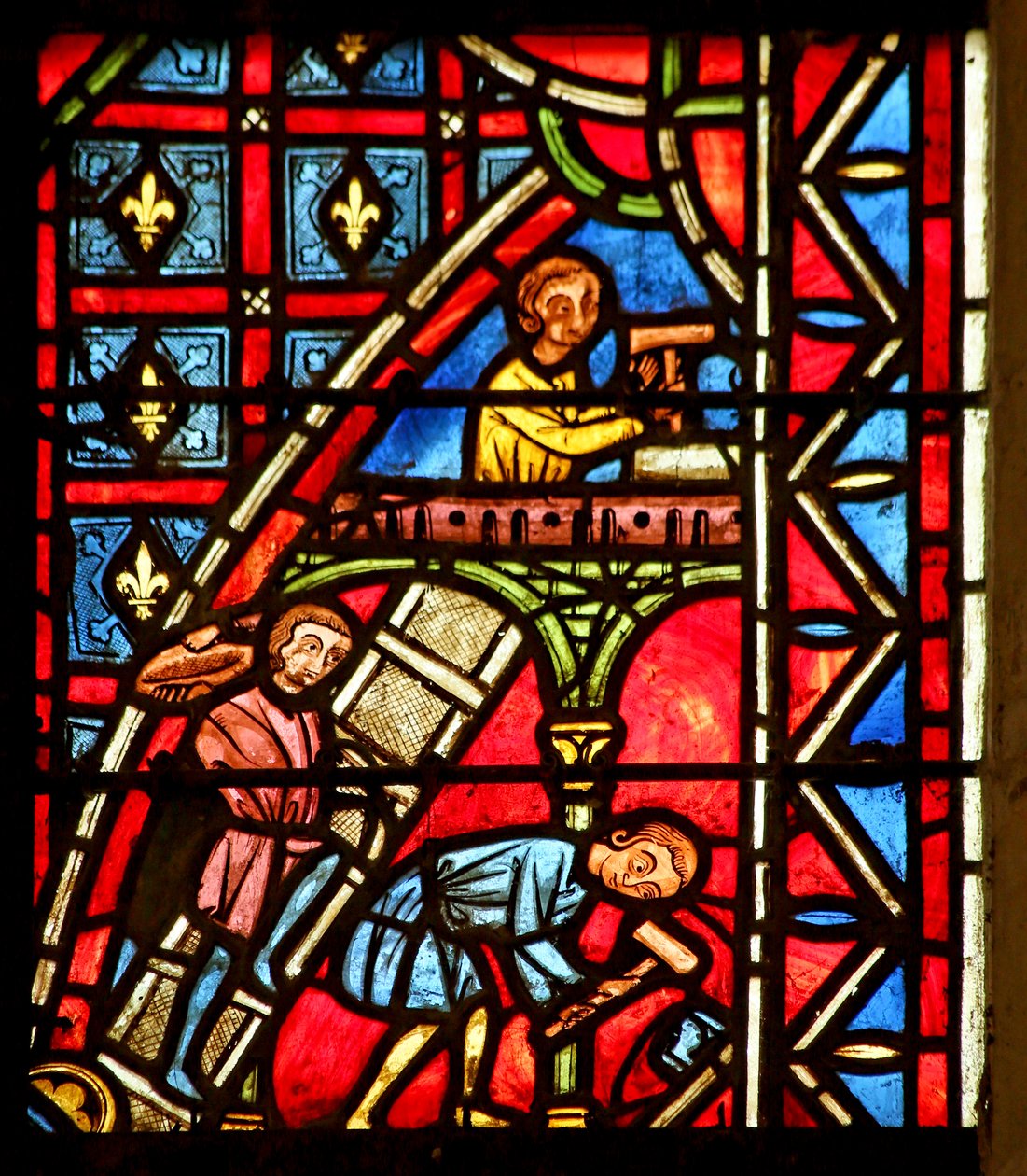 Teofilus bygger en kyrka av French School