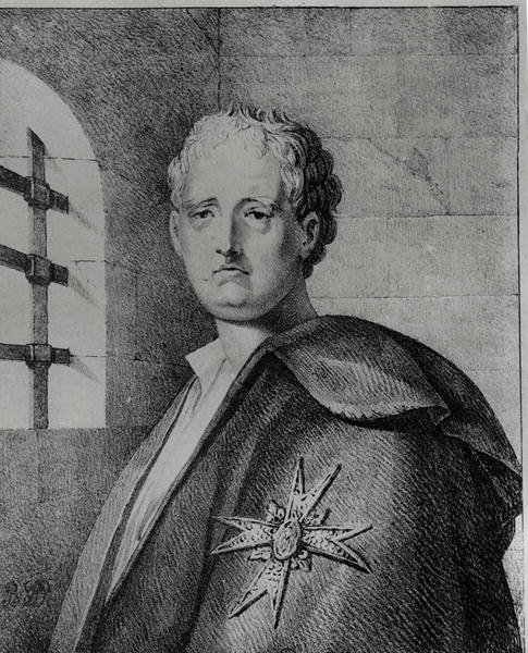 Thomas-Arthur, Comte de Lally (1702-66) i sin fängelsehåla av French School