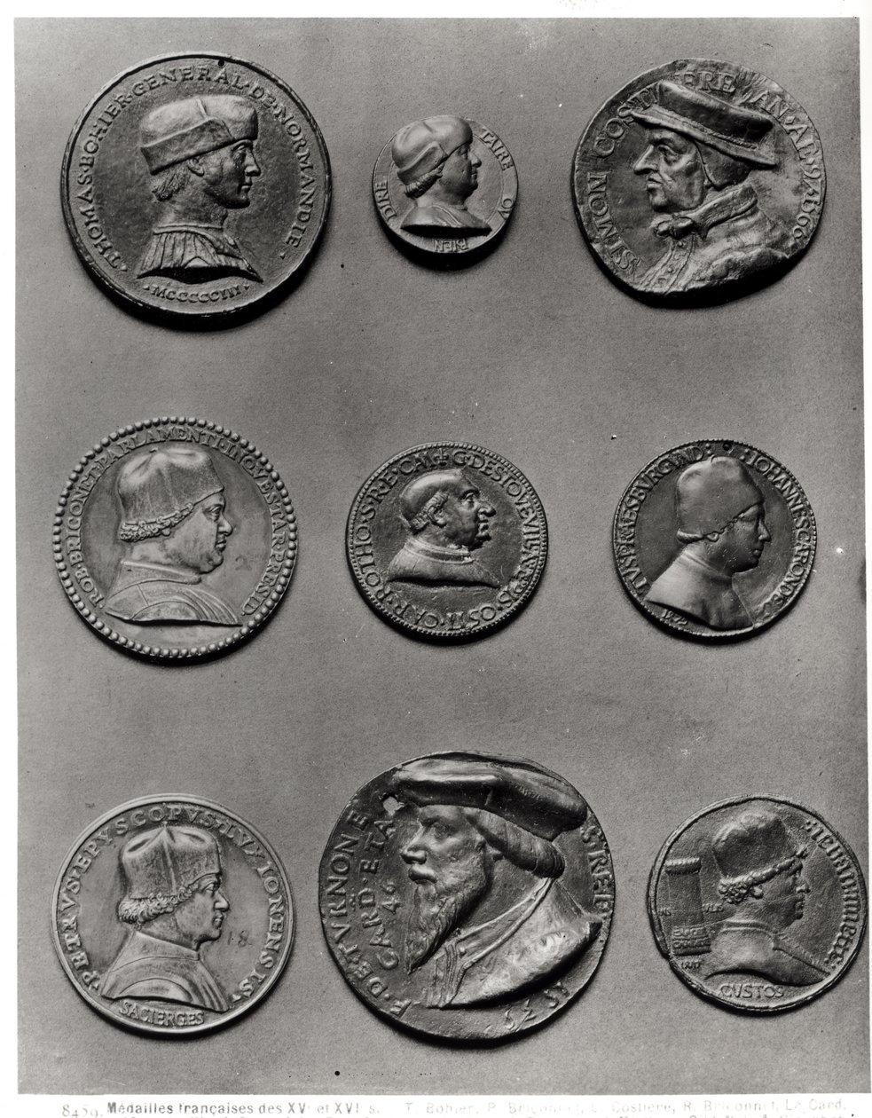 Thomas Bohier, 1513, Pierre Briconnet, Simon Costieres, Robert Briconnet, kardinal Guillaume dEstouteville (c.1403-83), Jean Carondelet (1468-1545), Pierre de Sacierges, kardinal F. de Tournon, 1535, av French School