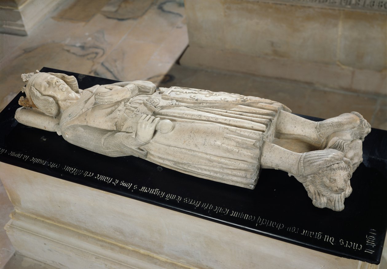 Karl I:s grav (1226-85) av Anjou av French School