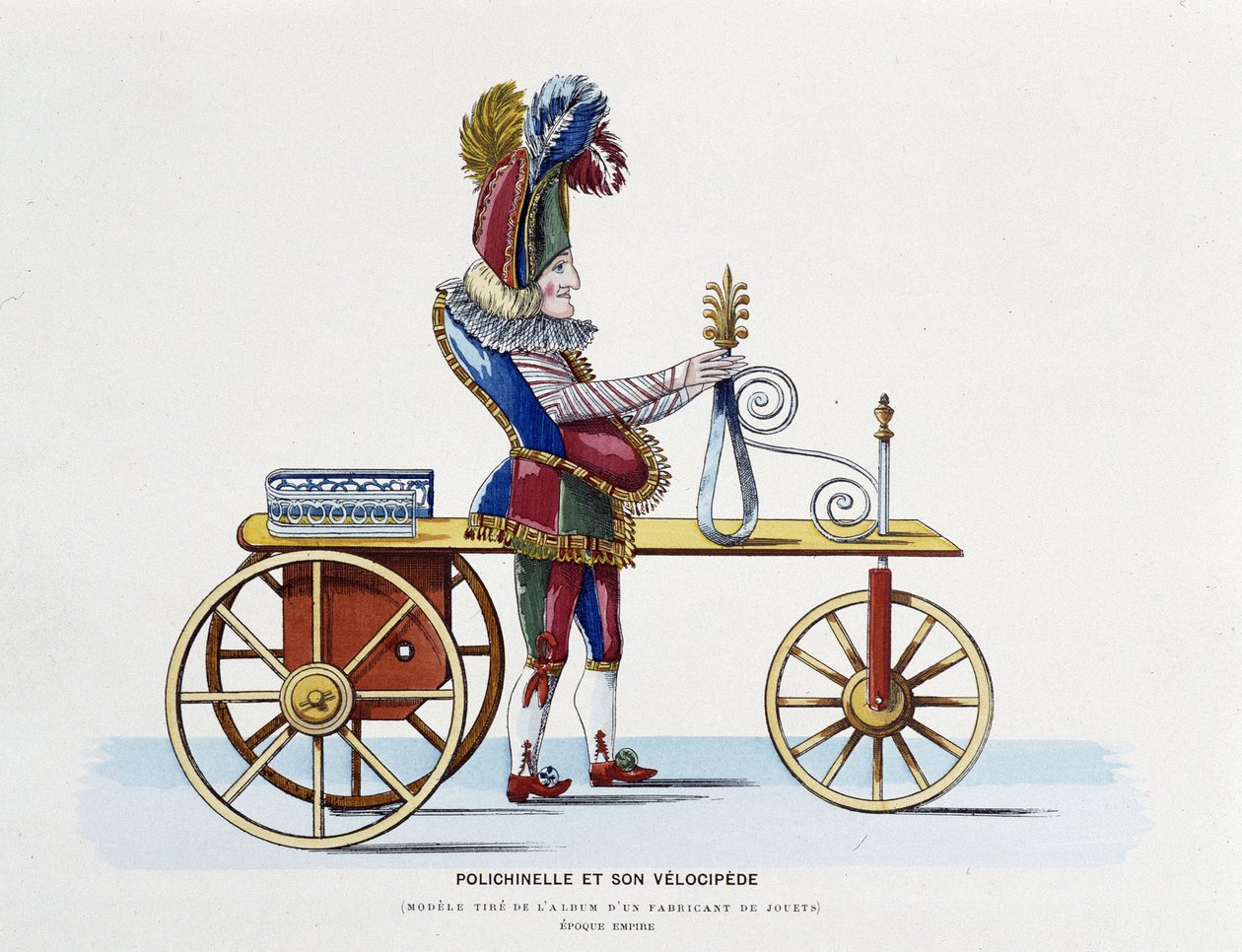 Toy of the First Empire: Polichinelle och dess velociped av French School