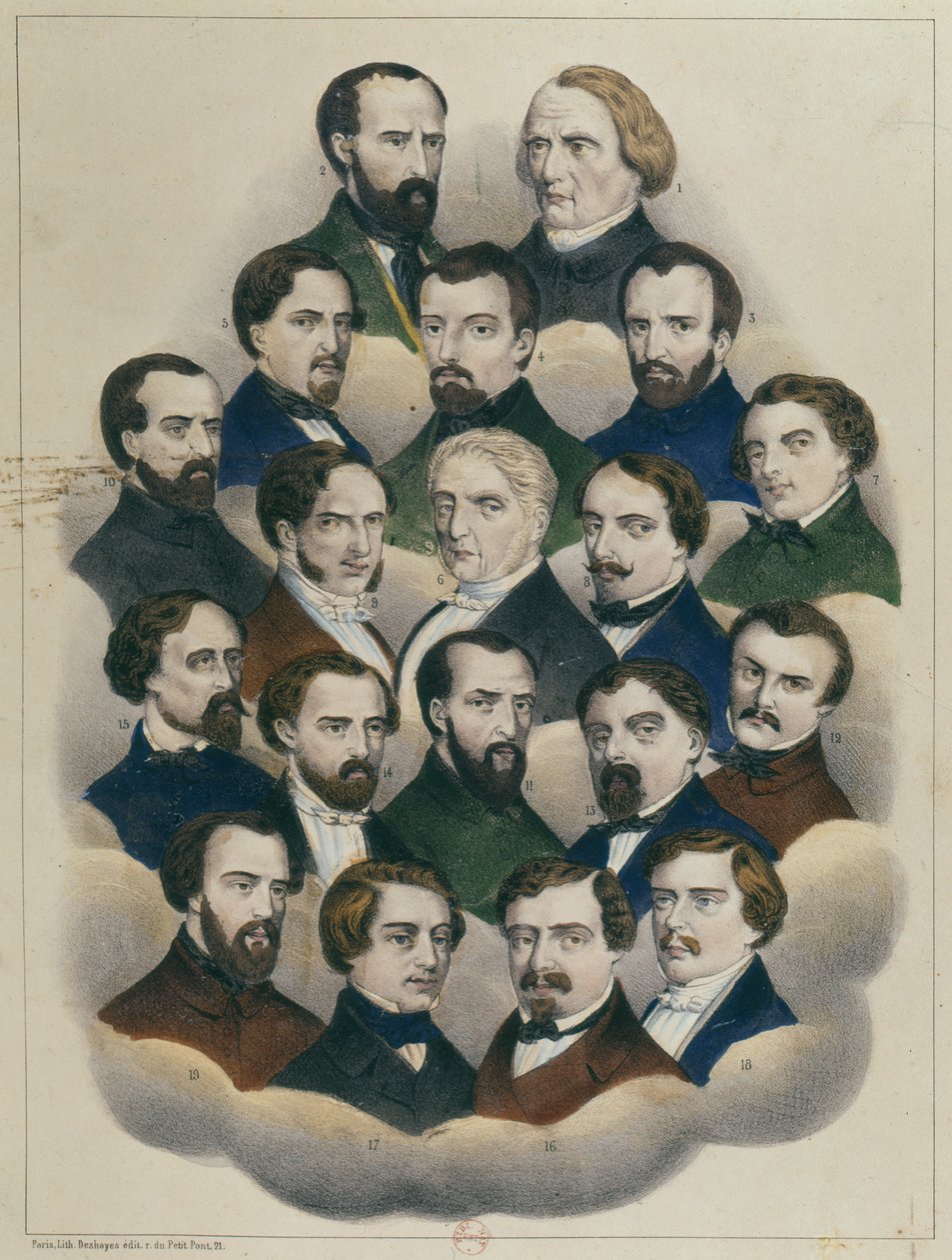 Rättegång i Bourges mot de franska republikanska ledarna i demonstrationen i Paris den 15 maj 1848 av French School